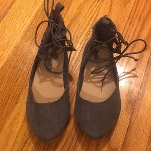 Dressy little girl ballet shoes